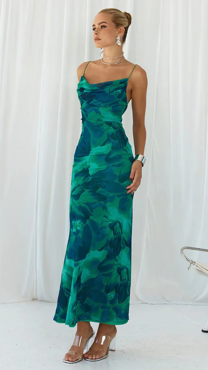 Ainsley Bodycon Maxi Dress | Sleeveless Party Dress