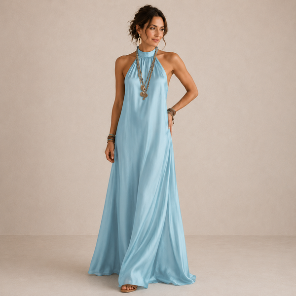 Alina Floral Maxi Dress | Elegant Summer Long Dress for Women