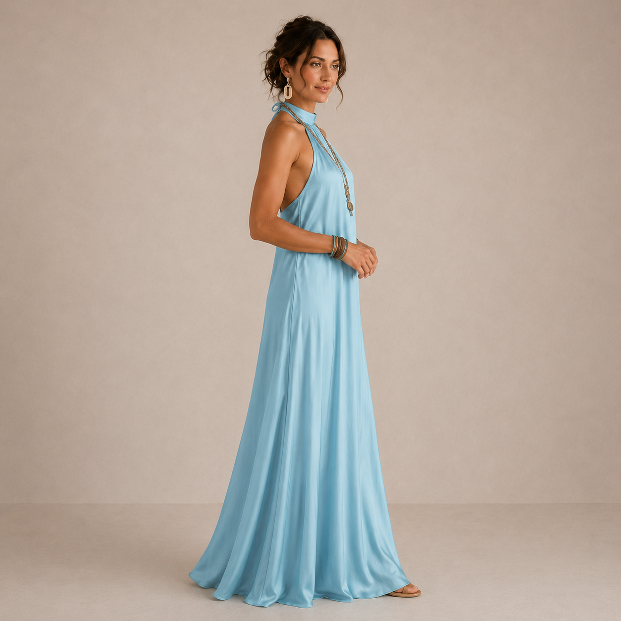 Alina Floral Maxi Dress | Elegant Summer Long Dress for Women