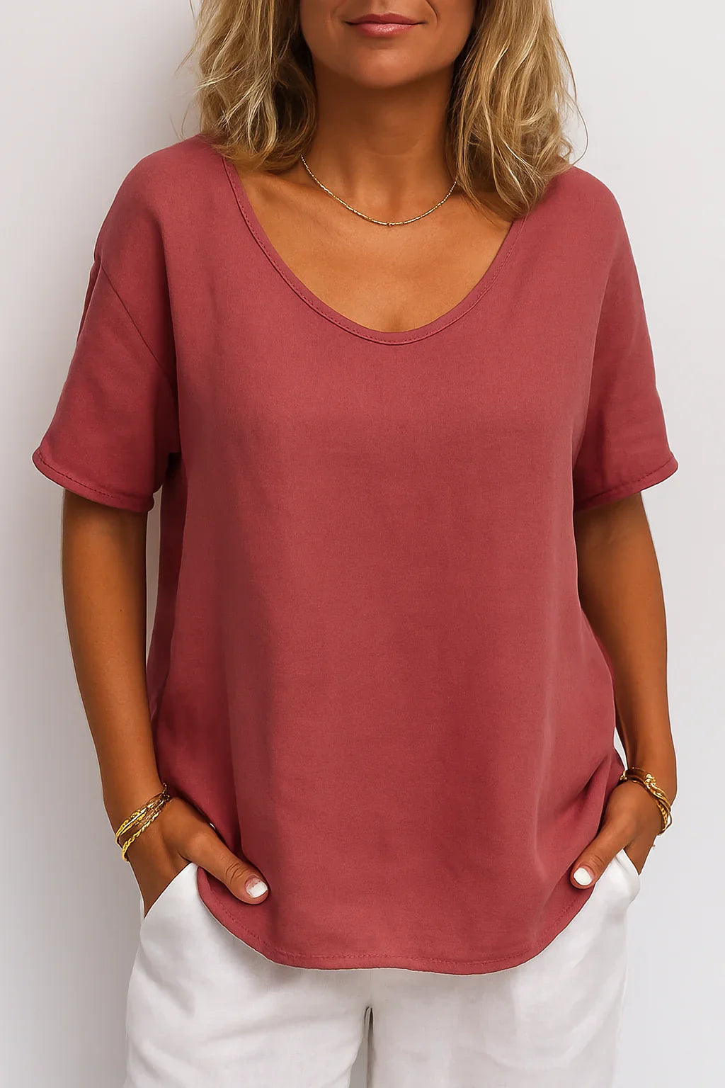 Amanda Casual Blouse | Women's Relaxed Fit Top