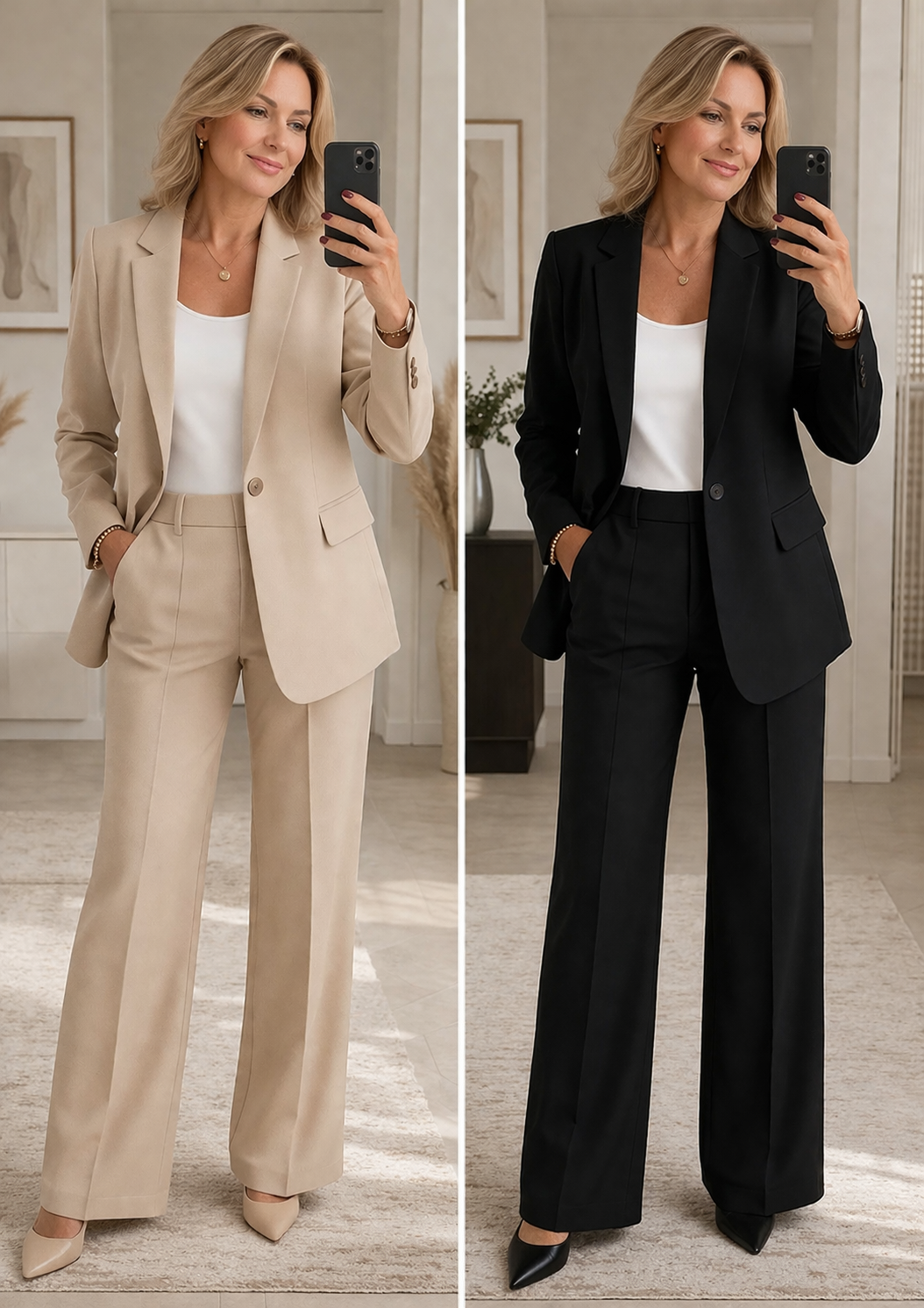 Amara Classic Set | Women's Suit Jacket and Trousers