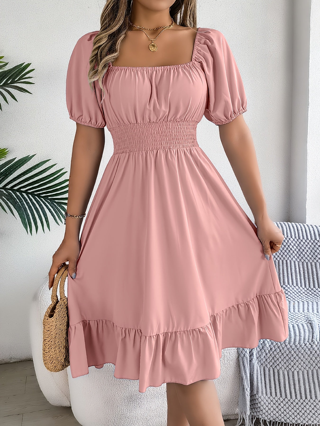 Lyza Puff Dress | Women's Cocktail Dress