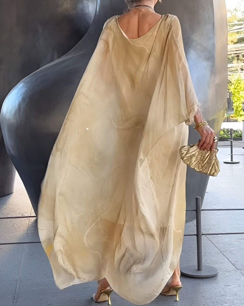 Neya Chiffon Summer Dress | Women's Plus Size Dress
