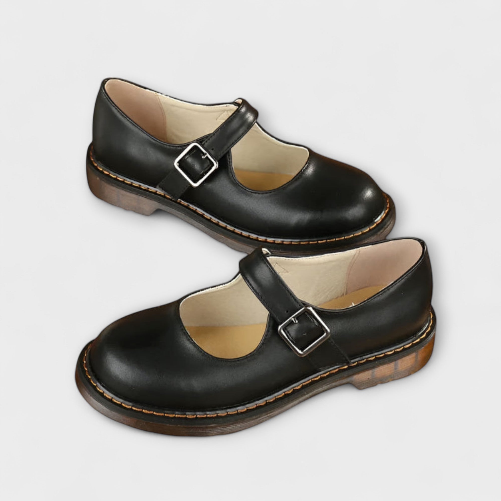 Mary Jane Leather Shoes | Women's Comfort Footwear