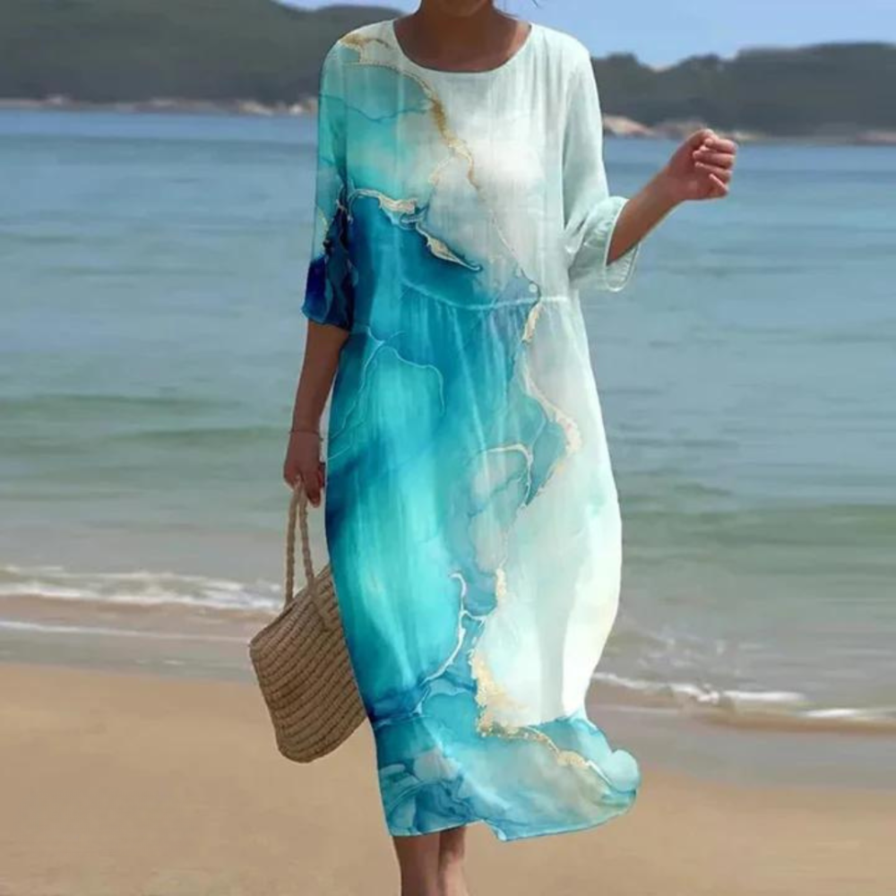 Andrea Gathered Waist Dress | Women's Formal Dress