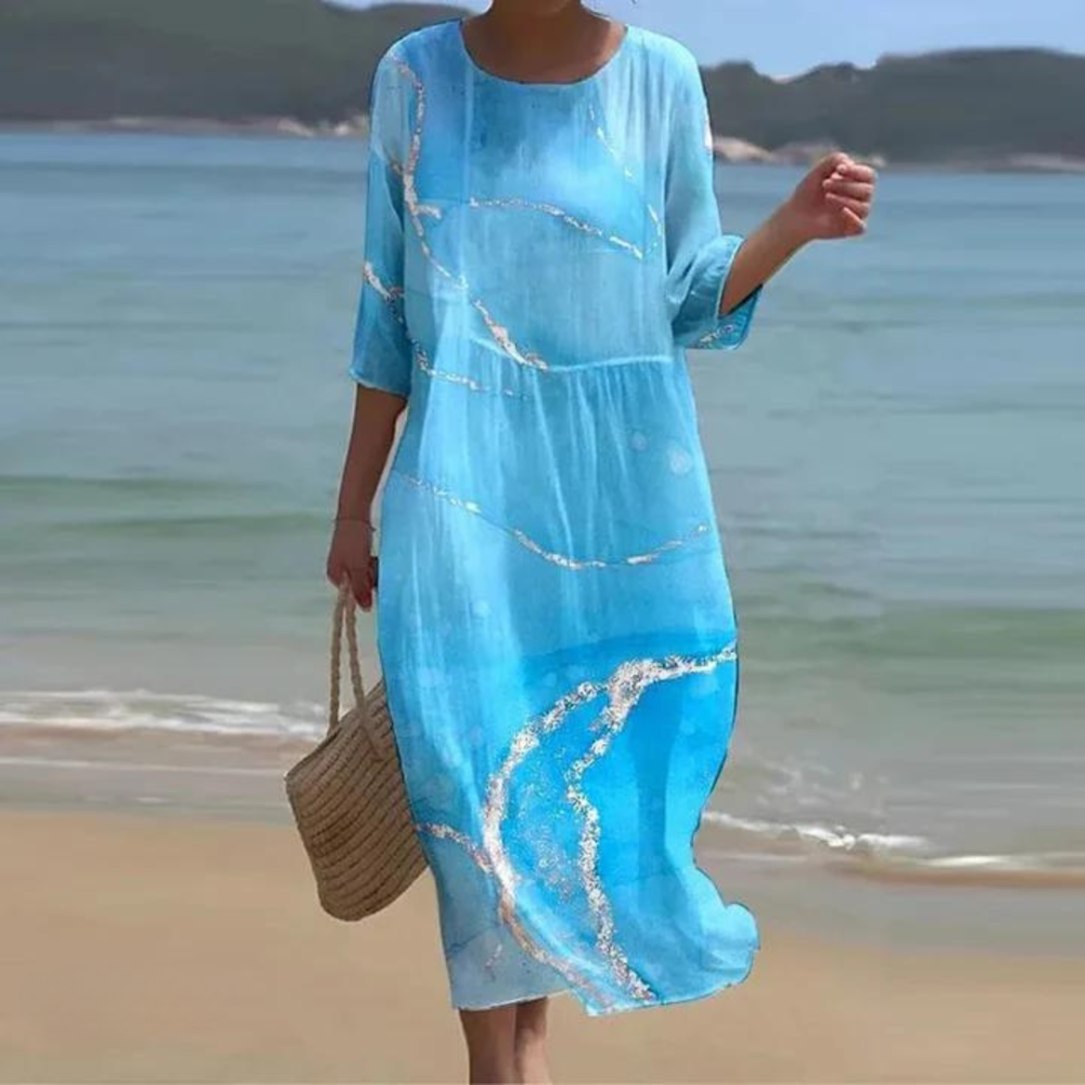 Andrea Gathered Waist Dress | Women's Formal Dress