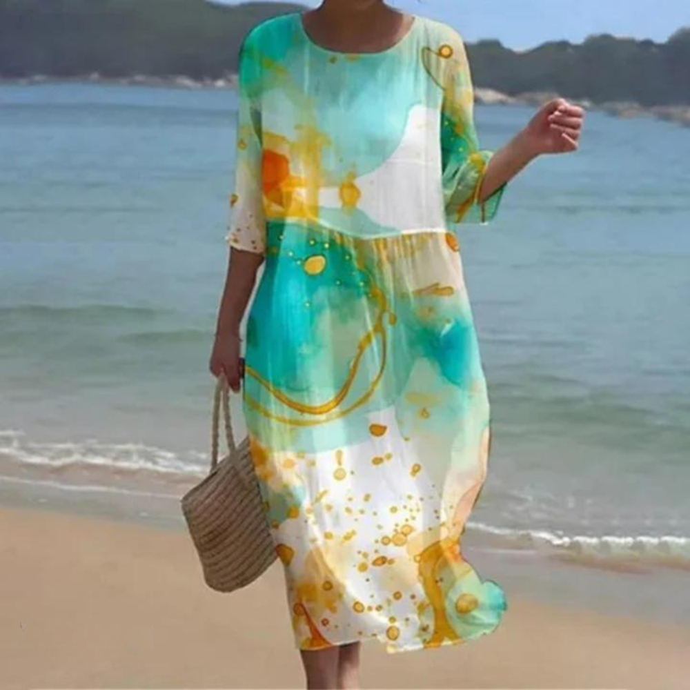 Andrea Gathered Waist Dress | Women's Formal Dress