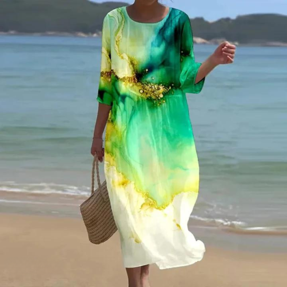 Andrea Gathered Waist Dress | Women's Formal Dress
