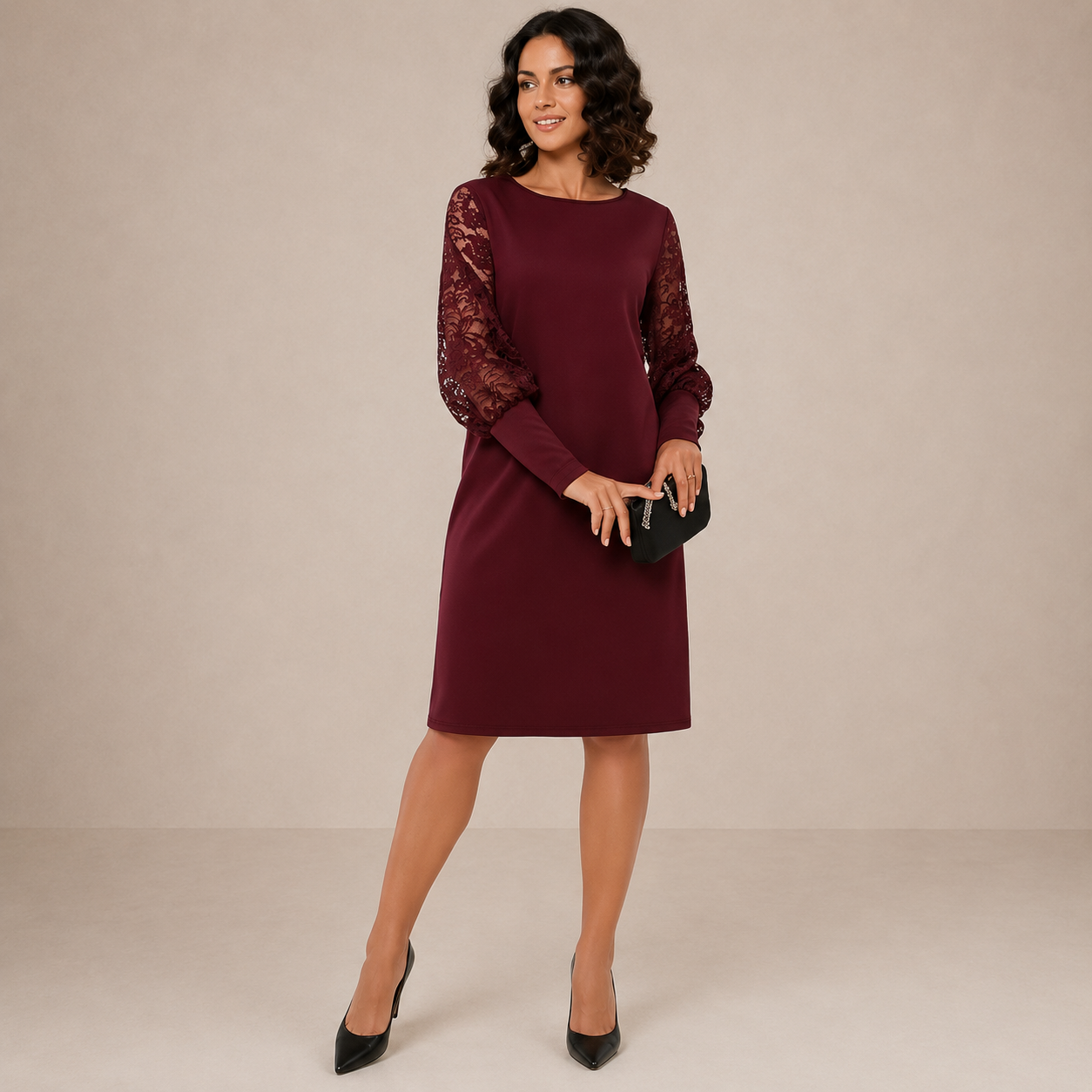 Elegant Valeria Midi Dress | Women's Formal Dresses