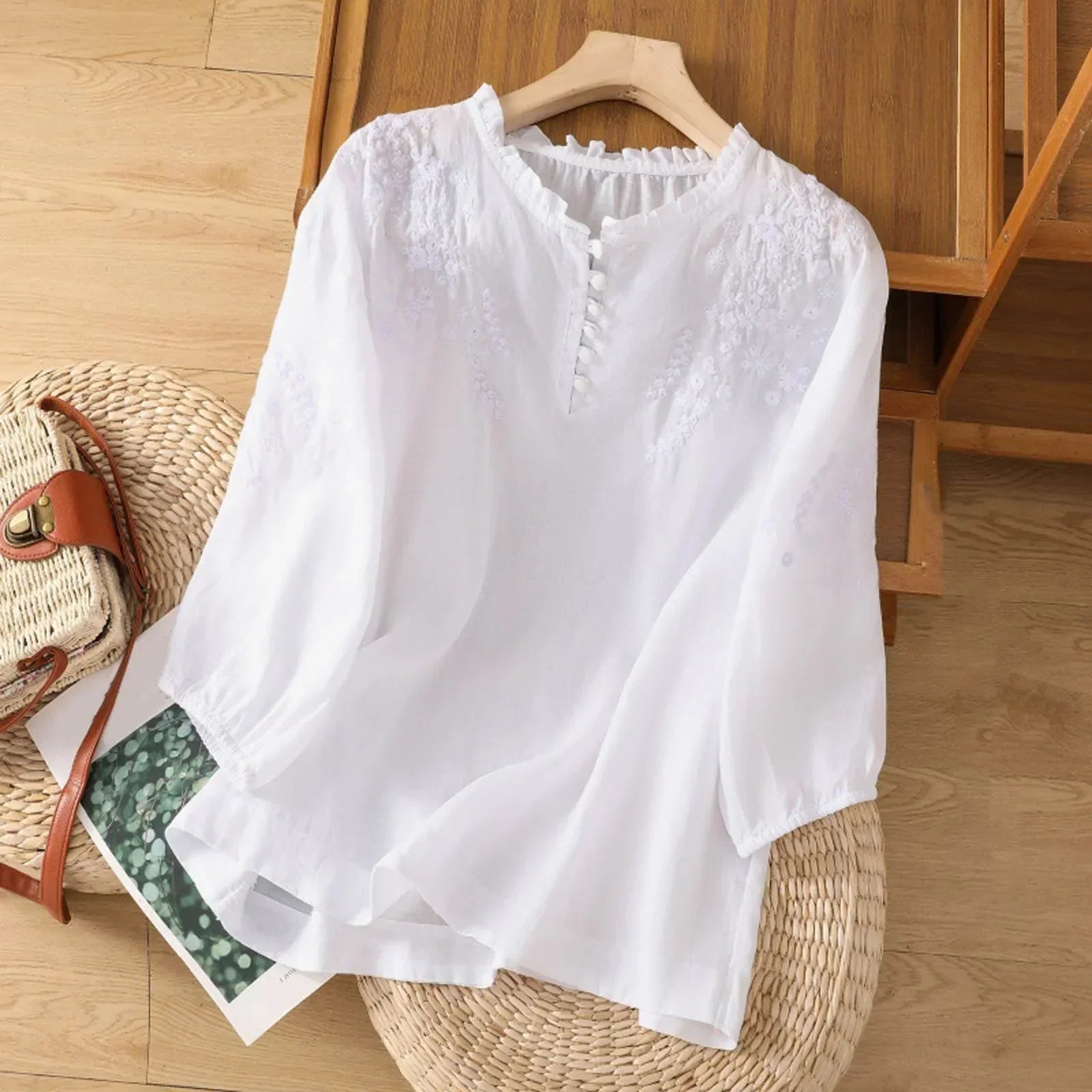 Arabella Embroidered Blouse | Women's Summer Top