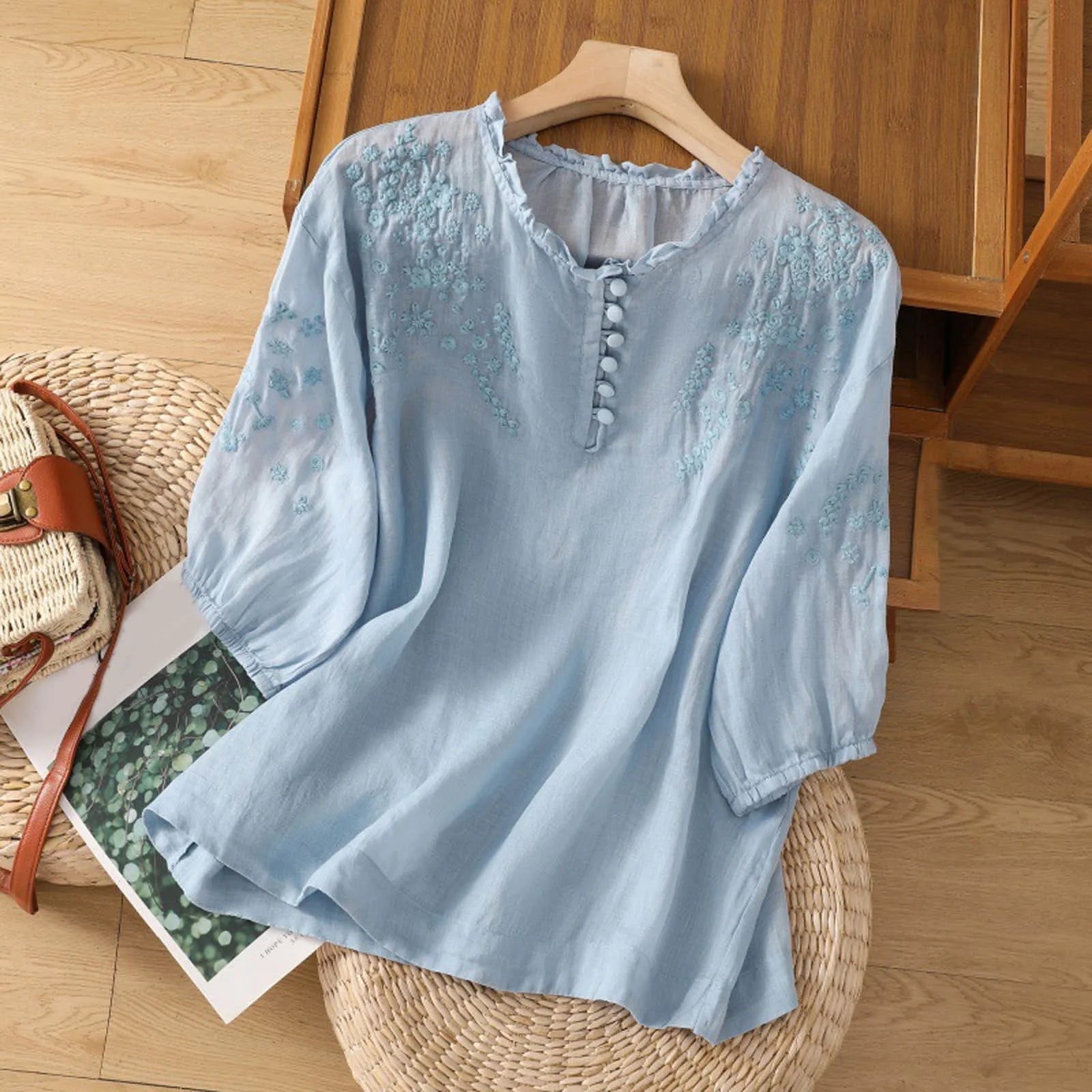 Arabella Embroidered Blouse | Women's Summer Top