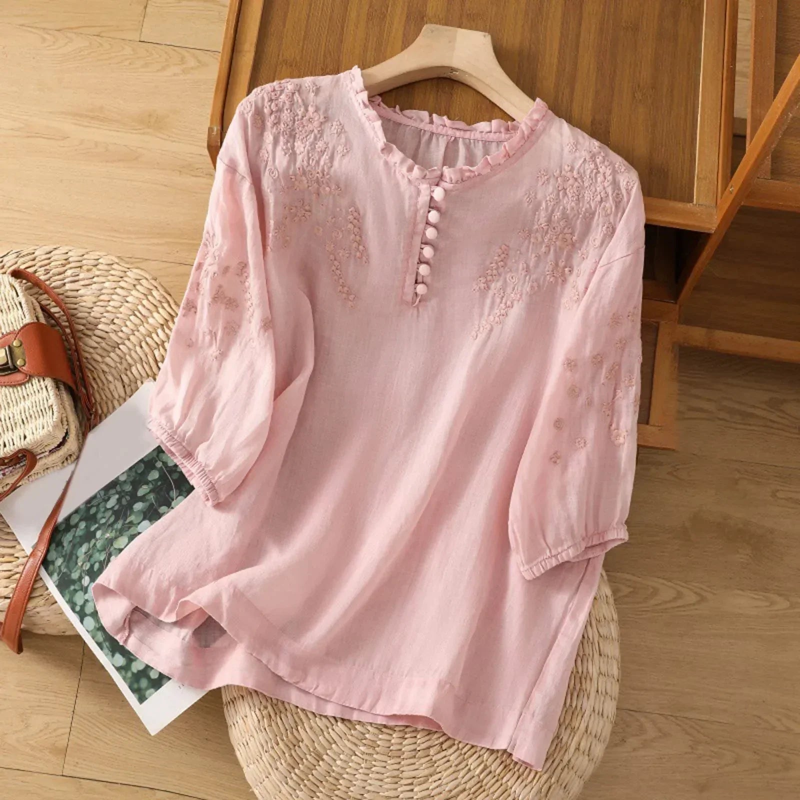 Arabella Embroidered Blouse | Women's Summer Top