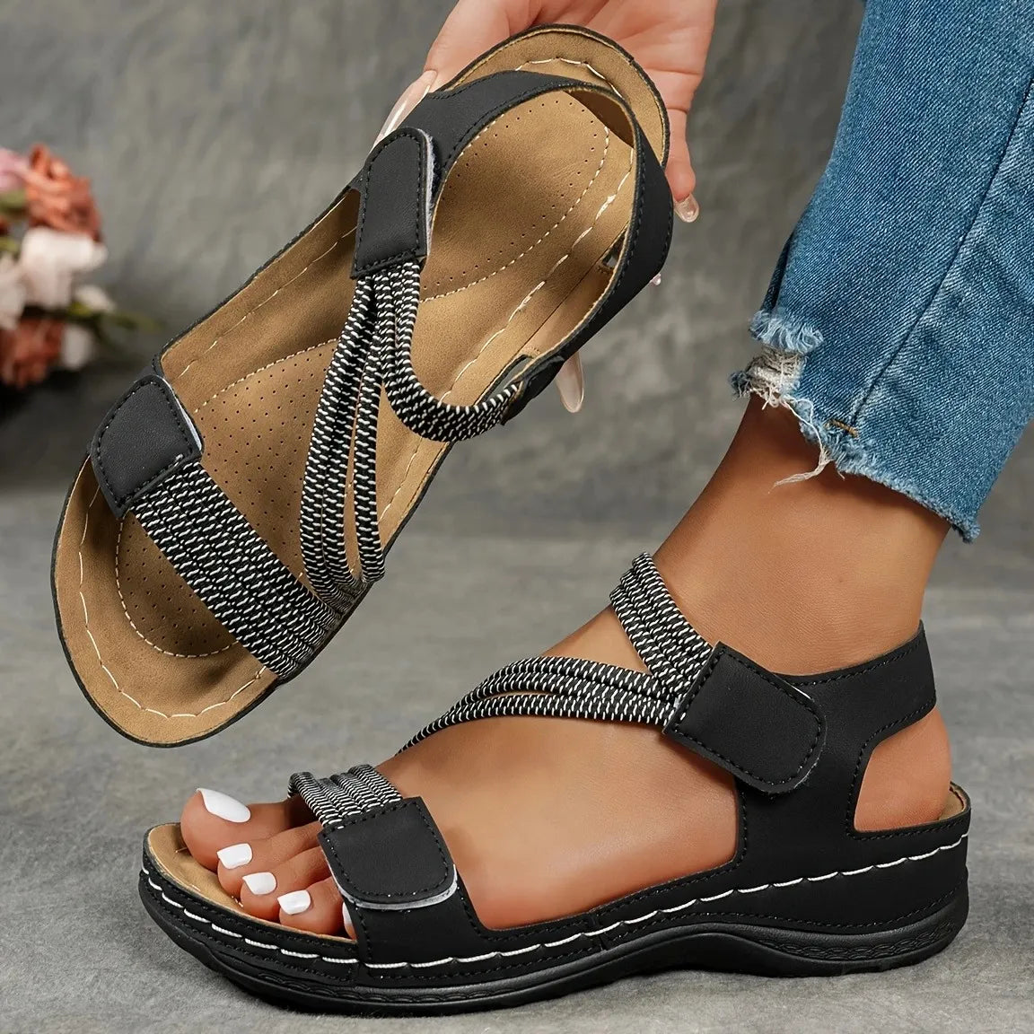 Felice Casual Strap Sandal | Women's Casual Comfort Footwear