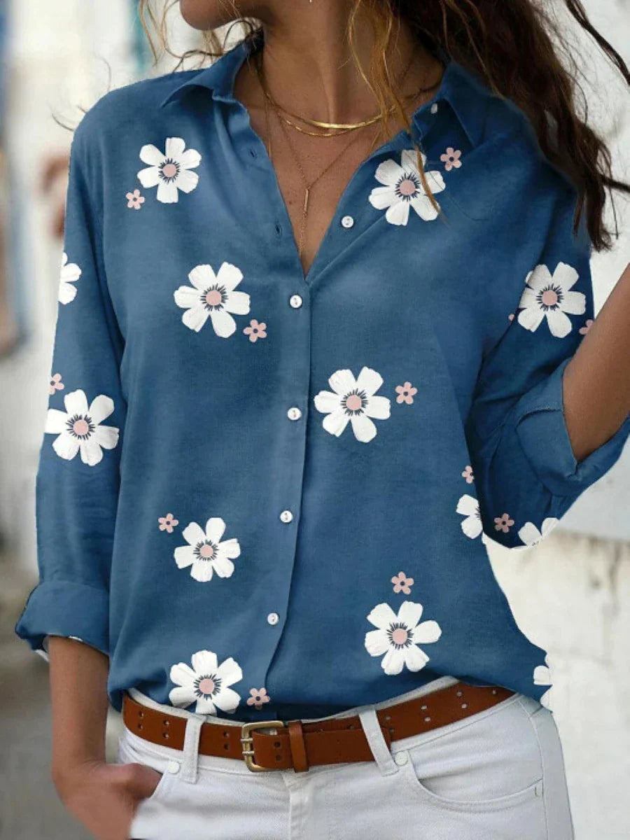 Ellen Floral Print Blouse | Women's Summer Top
