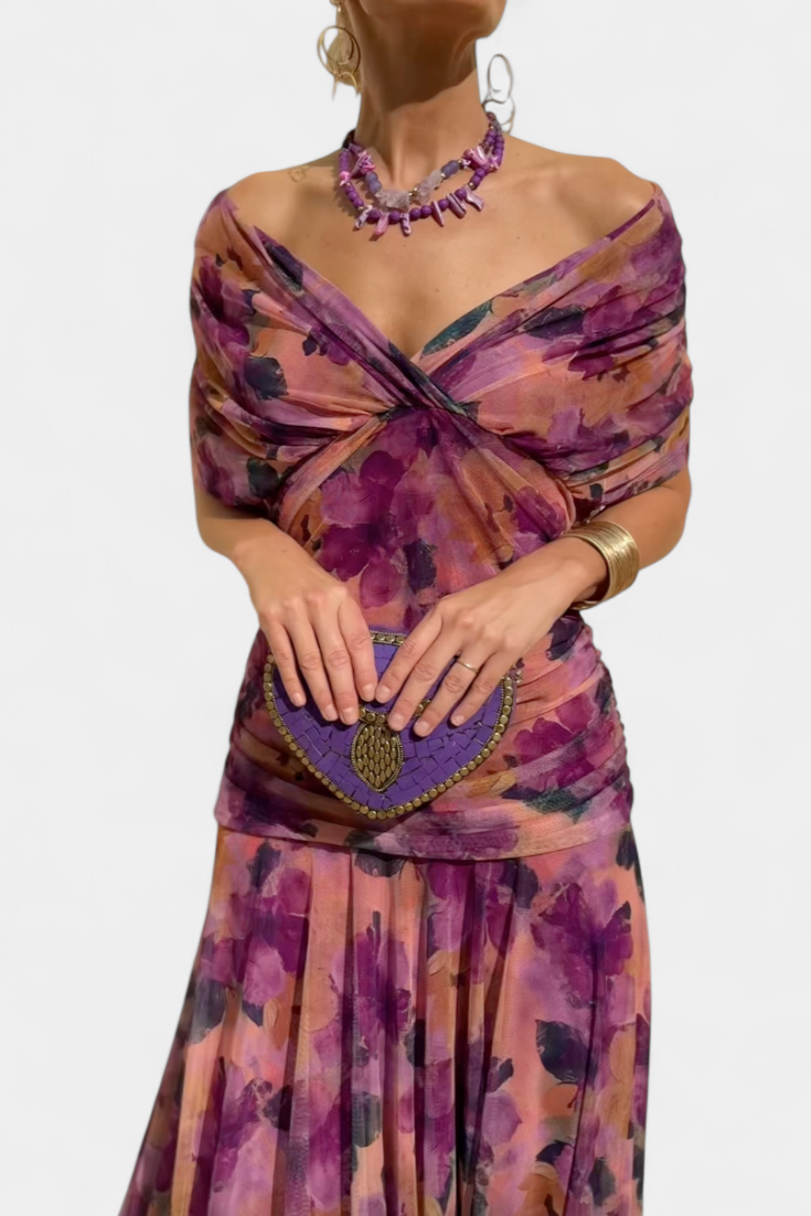 Floral Print Maxi Dress | Women's Formal Dresses
