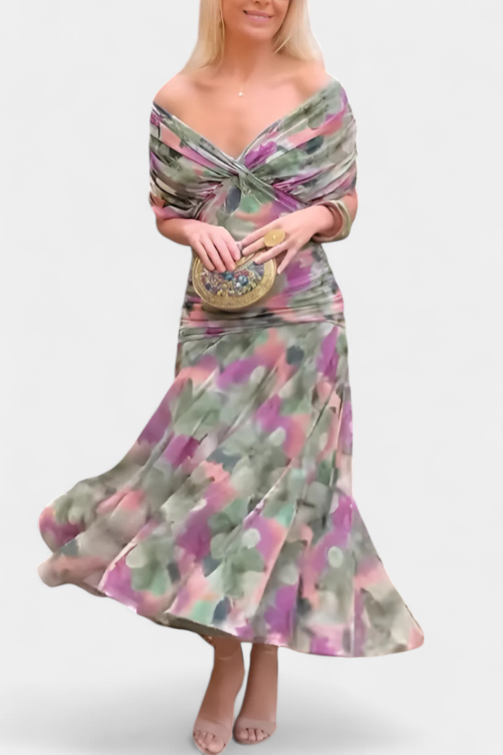 Floral Print Maxi Dress | Women's Formal Dresses
