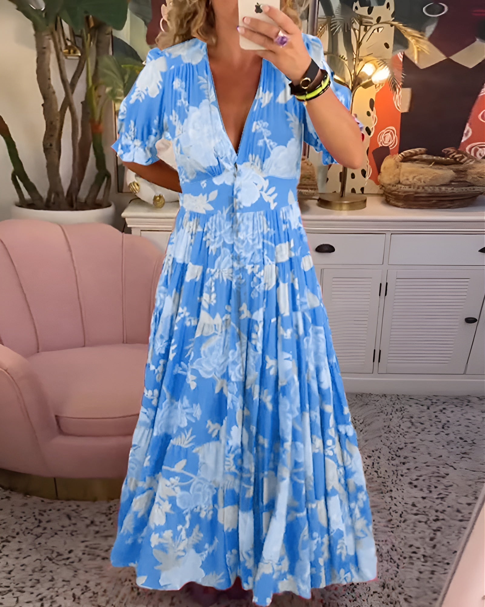 Montelle Floral Maxi Dress | Women's Summer Dress