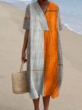 Zaria Geometric Striped Dress | Women's Dress