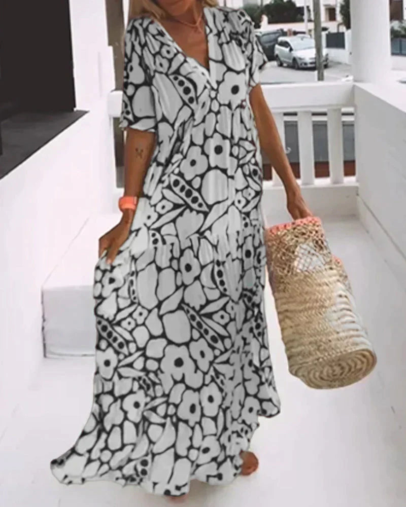 Avienne Flowy Plus Size Dress| Women's Dress