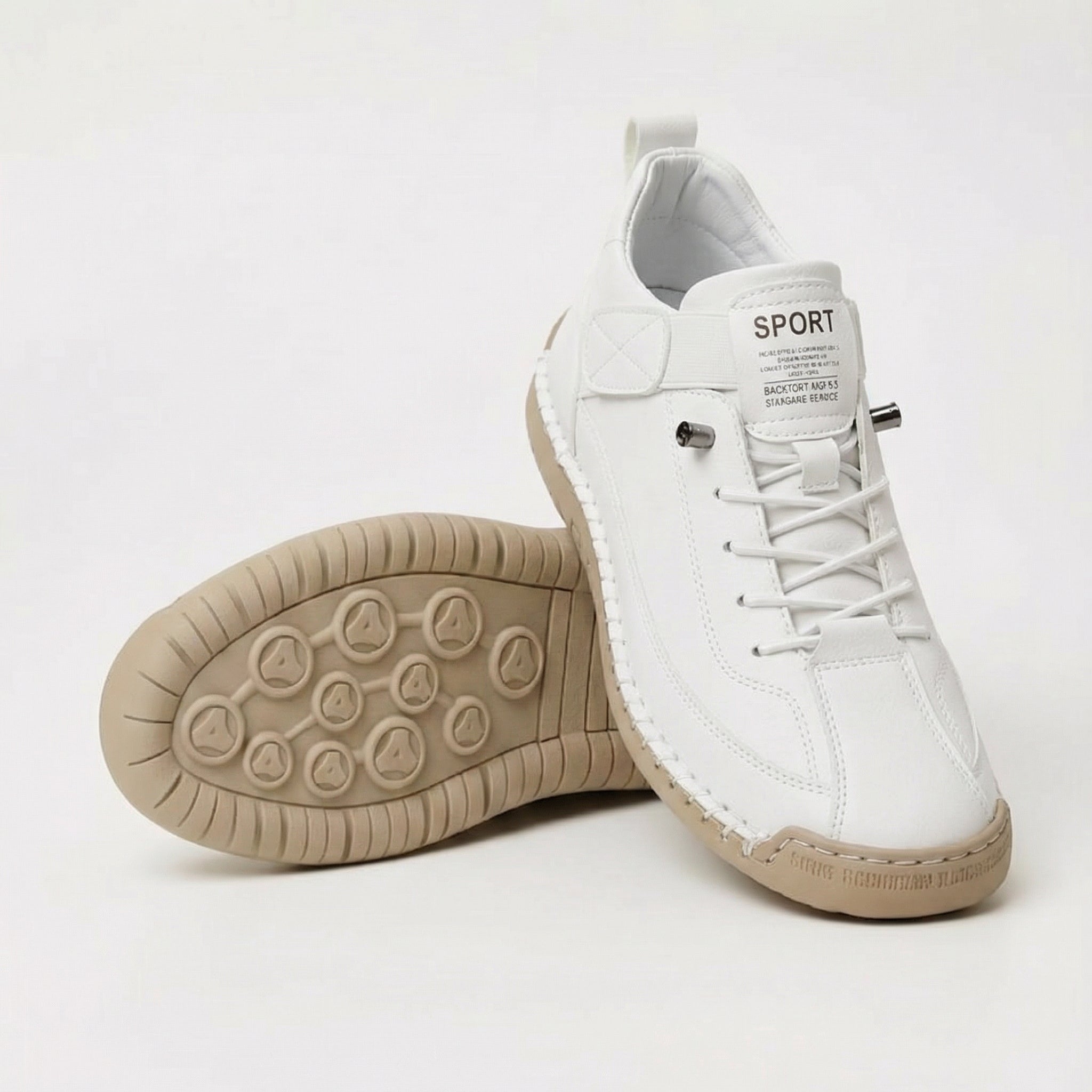 Mia White Slip On Sneakers for Women | Comfortable Footwear