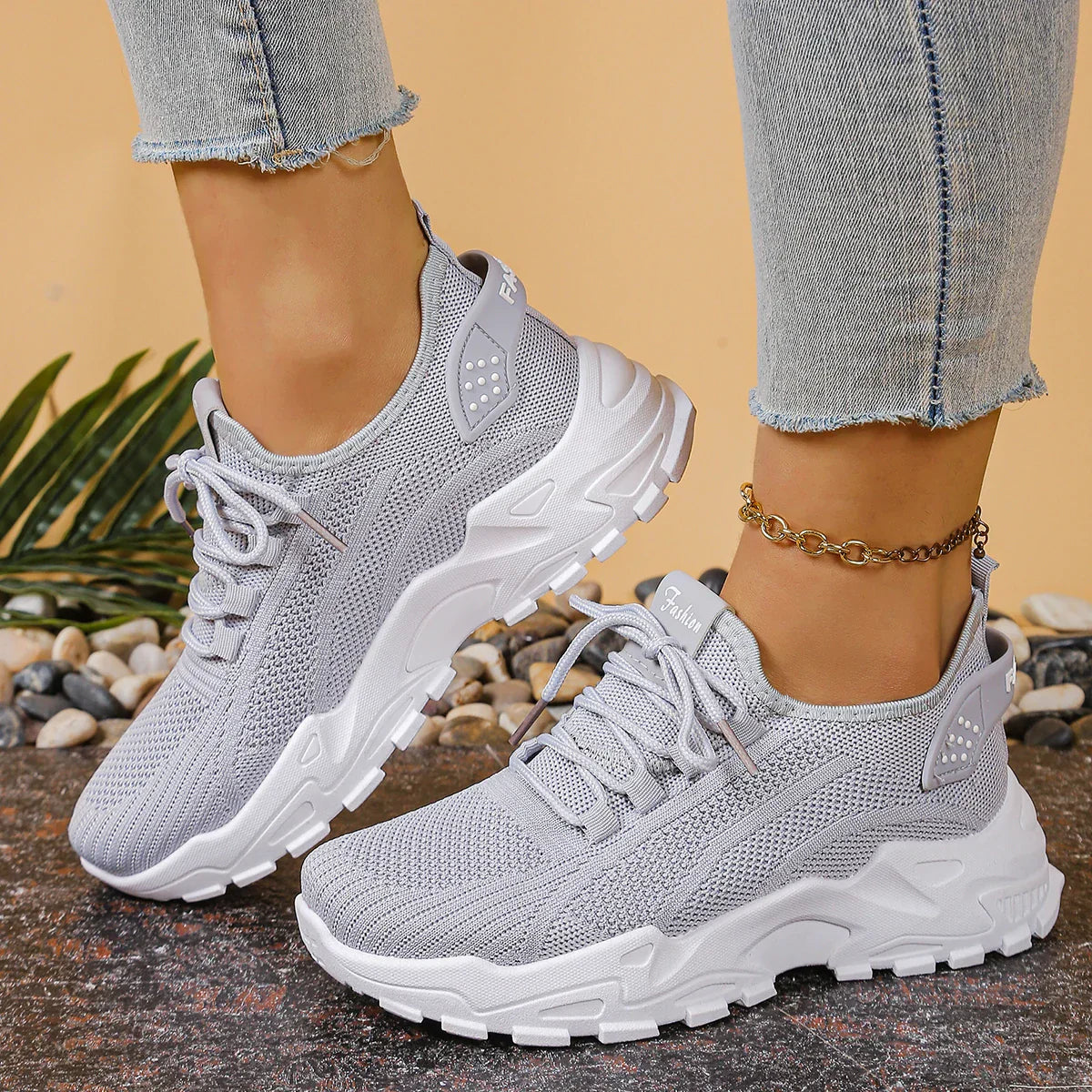 Potsdam Sneakers | Breathable Monochrome Casual Footwear