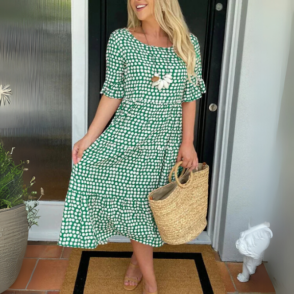 Arabella Tiered Midi Dress | Women's Summer Size