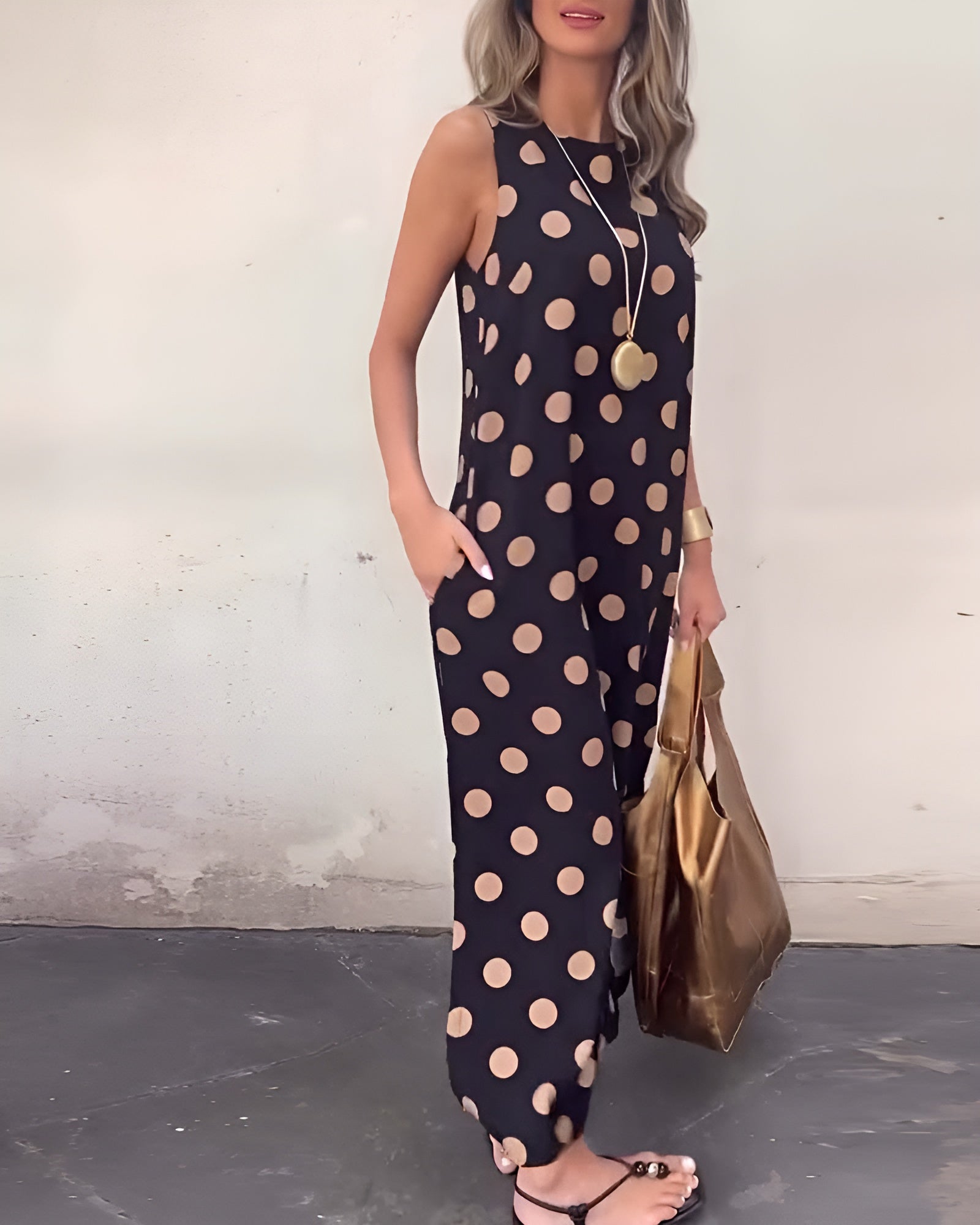 Roxane Polka Dot Maxi Dress | Women's Dress