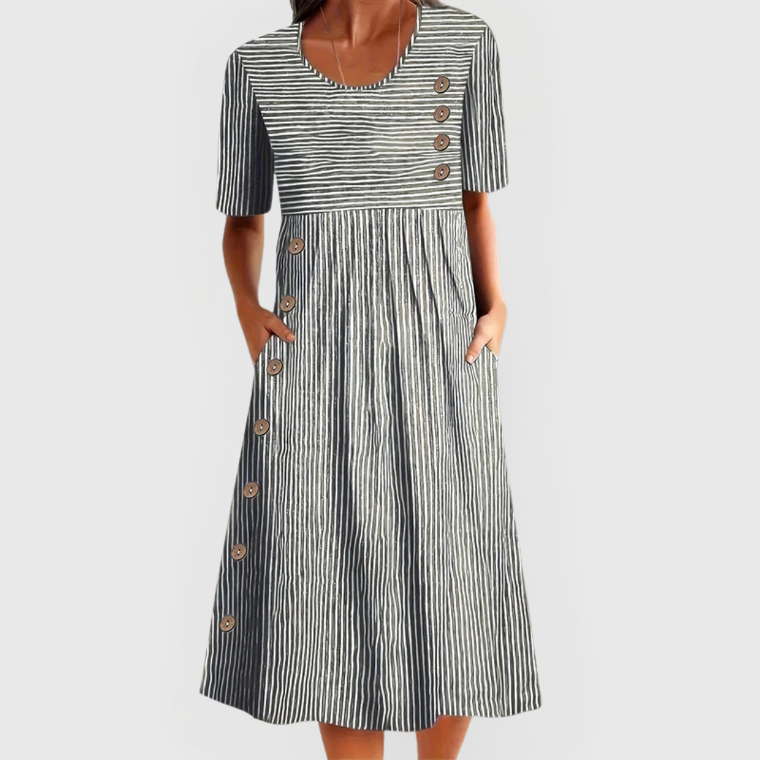 Sophia Breathable Comfort Dress | Summer Midi Dress
