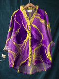 Spiral Print Blouse | Women's Going Out Top