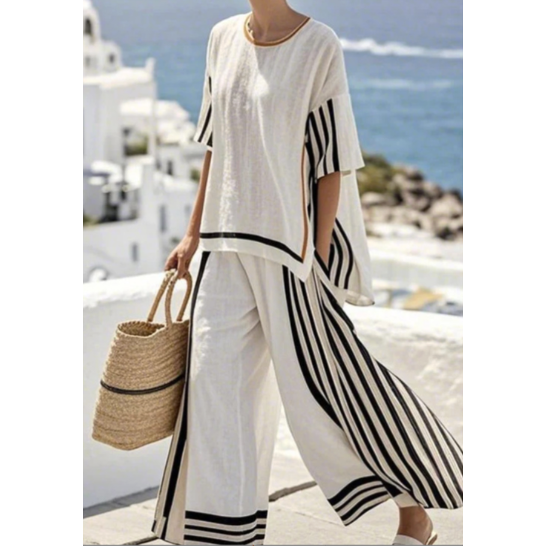 Calista Elegant Linen Resort Set | Women’s Set