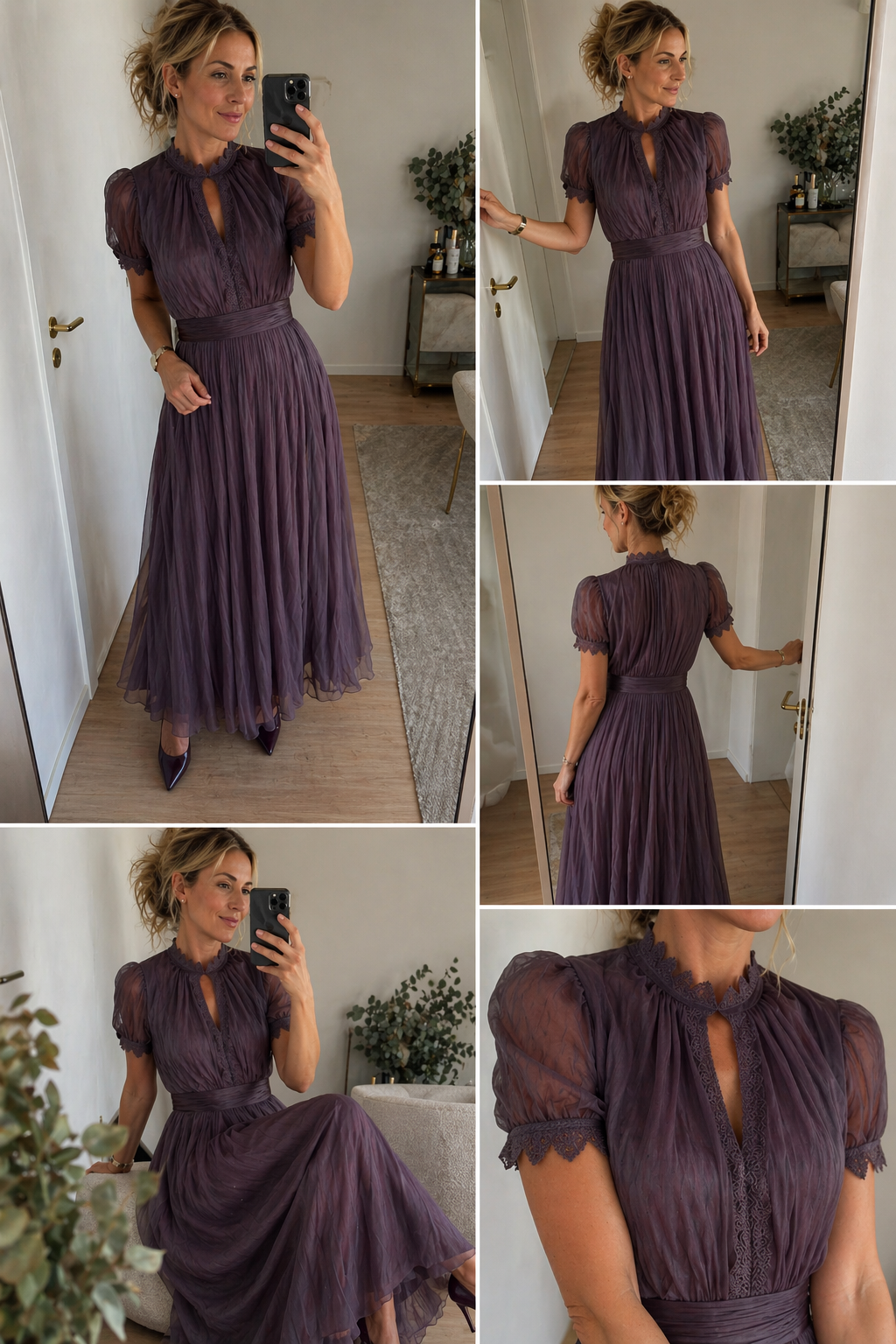 Valentina Maxi Dress | Women's Wedding Guest Dress in Purple