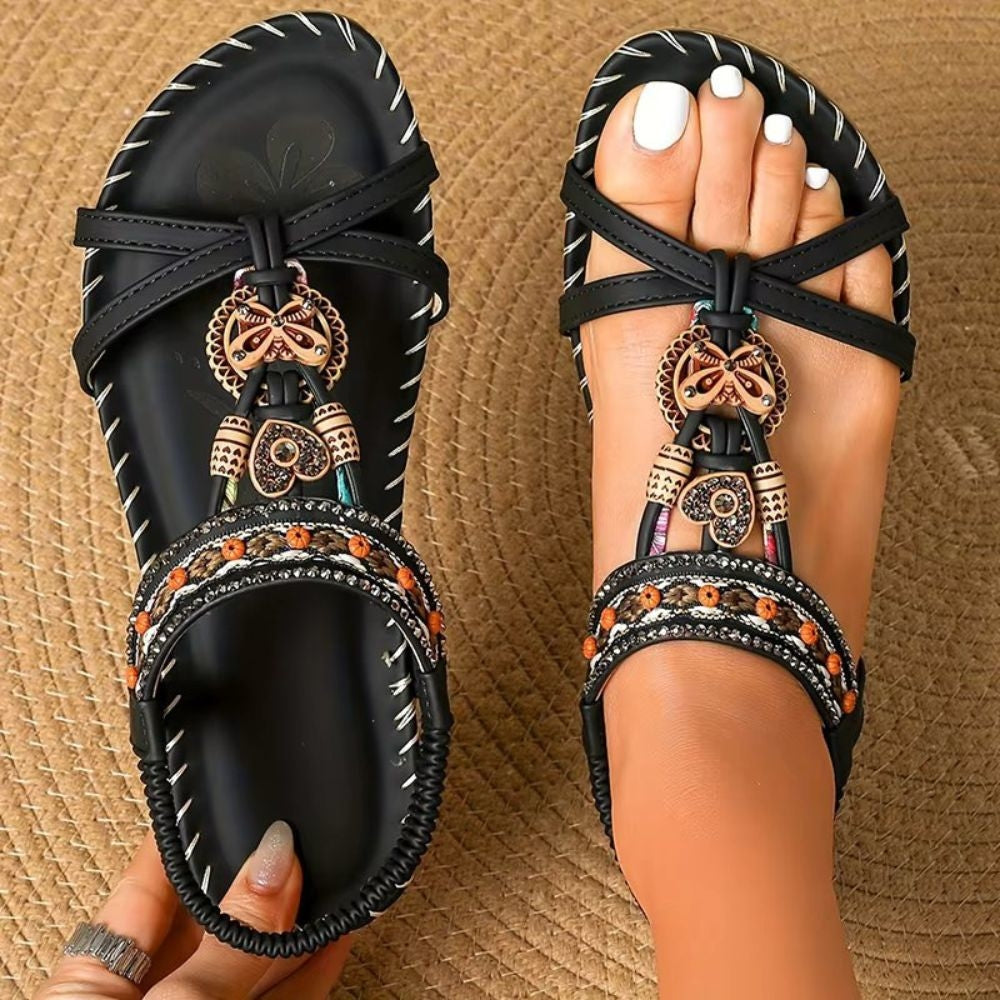 Venice Boho Flat Sandals | Women's Footwear